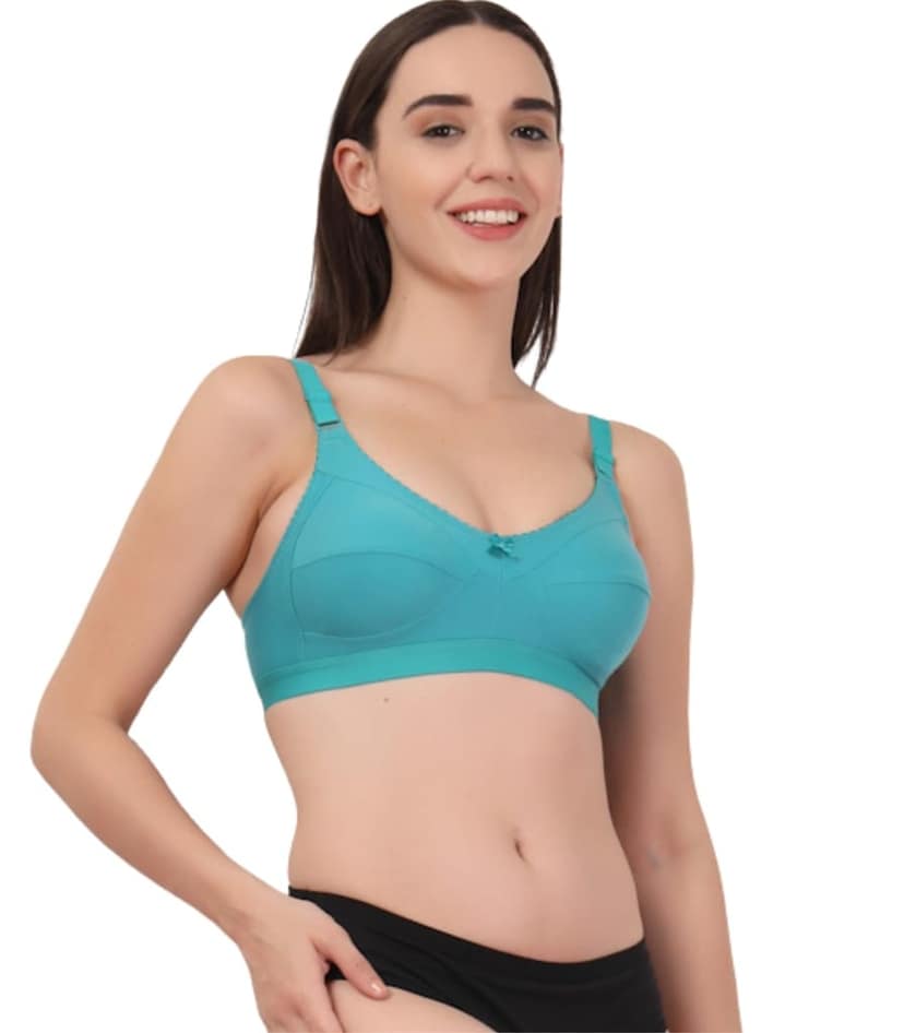 ADORNSTAR Women's Cotton Non-Padded Full Coverage Bra view 3