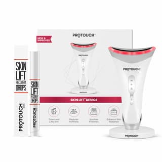 PROTOUCH Skin Lift Combo | lift Device & Recovery Drops | Anti ageing, Bright & Firm Younger Looking Skin PROTOUCH Skin Lift Combo | lift Device & Recovery Drops | Anti ageing, Bright & Firm Younger Looking Skin - White / Skin Combo