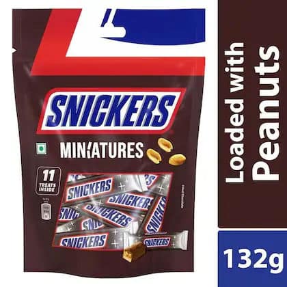 Snickers Peanut Filled Chocolates - Miniatures