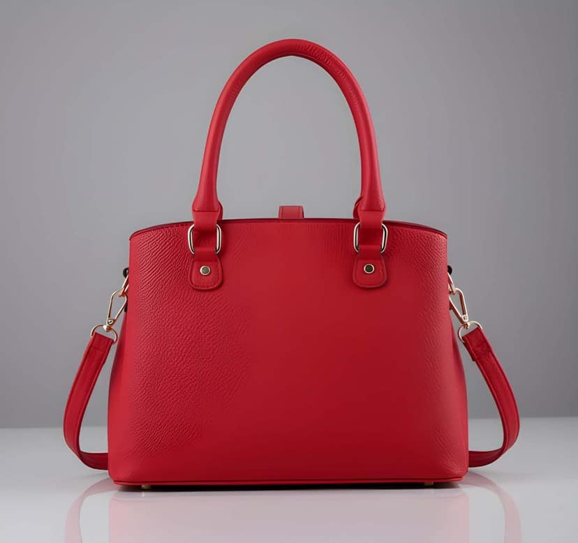 Classic Women's PU Leather Handbag with Sling Belt & Pom Pom Charm | Elegant Tote Purse for Shopping & Daily Carry (Heavy Quality) view 4