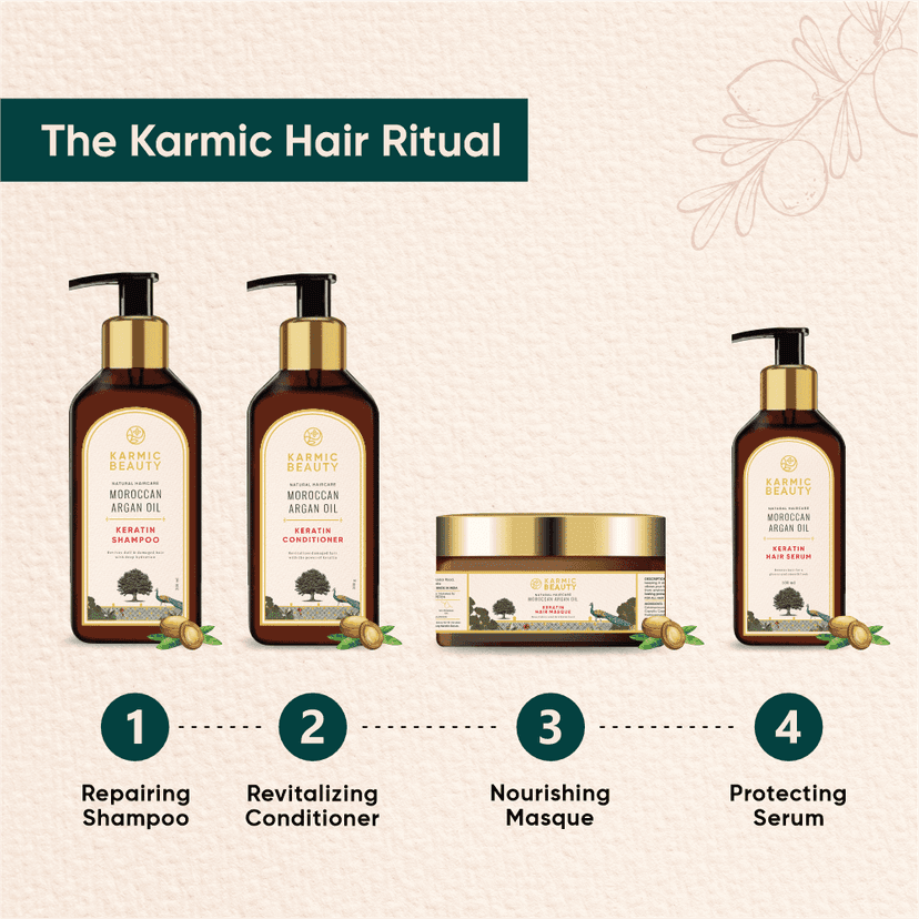 Organic Moroccan Argan Oil & Keratin Hair Conditioner view 8