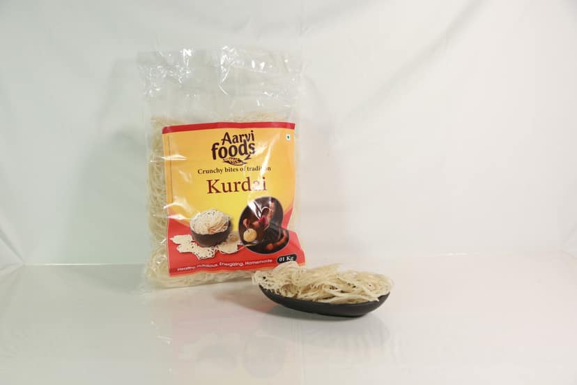 Traditional Wheat Kurdai Papad view 2