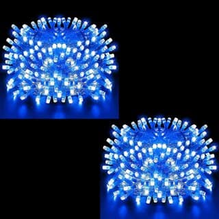 DAYBETTER Blue 15M String Light, Rice Light, Diwali Decorative Ladi Light Pack of 2