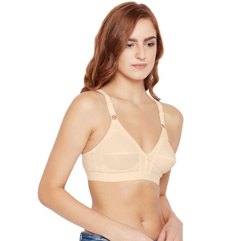 Bodycare 100% Cotton Non Padded Non wired Regular Bra-Pack of 3 view 5