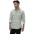 Mufti Camo Print Slim Fit Casual Shirt view 2