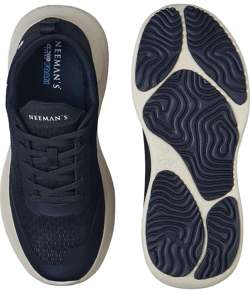 Neemans Black Men's Sneakers view 3