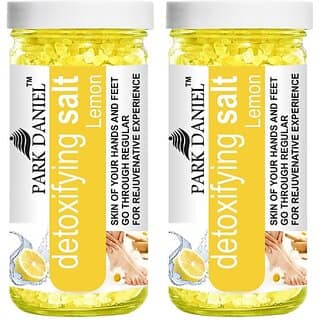 PARK DANIEL Premium Lemon Bath Salt- For Antioxidant &amp; Skin Lightening -Pedicure &amp; Manicure Salt Combo Pack Of 2 Jars of 200 gms(400 gms) (400 g) view 2
