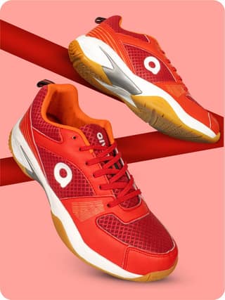 AIVIN Attract Unisex White Badminton Shoes