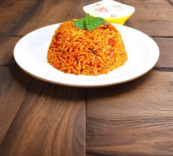 Tomato Rice + Poriyal