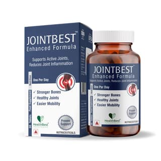 HealthBest Joint Support Tablets for Men and Women - 30 Tablets – Supplement with Glucosamine, Chondroitin, OptiMSM, Vitamin C, D3, Zinc and Folic Acid – Supports Mobility and Flexibility