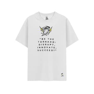 KUCHU Kids’ Unisex T-Shirt “Tornado” Digital Print | Soft Cotton-Modal Blend | Breathable, Durable & Comfortable Casual Wear for Boys & Girls