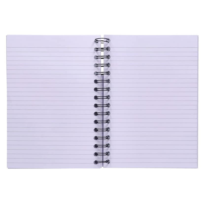 Navneet Youva Dual A5 & A6 Single Line Wiro Bound Notebook for College & Office Use, Pack of 2, Multicolour (23981) view 4