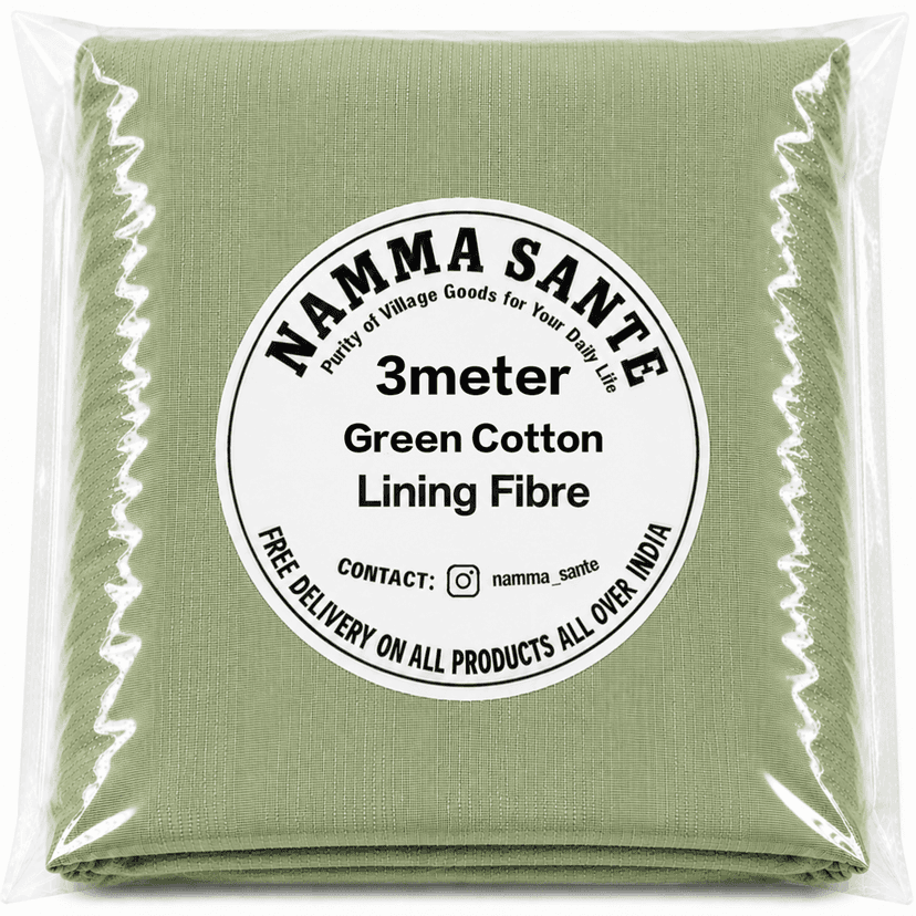 Green Cotton Lining Fabric (Chhota Panna), Green Cotton Lining Fibre (Chhota Panna), Green Lining Cloth (Chhota Panna), Soft Green Cotton Lining (Chhota Panna), Green Garment Lining Fabric (Chhota Panna) view 3