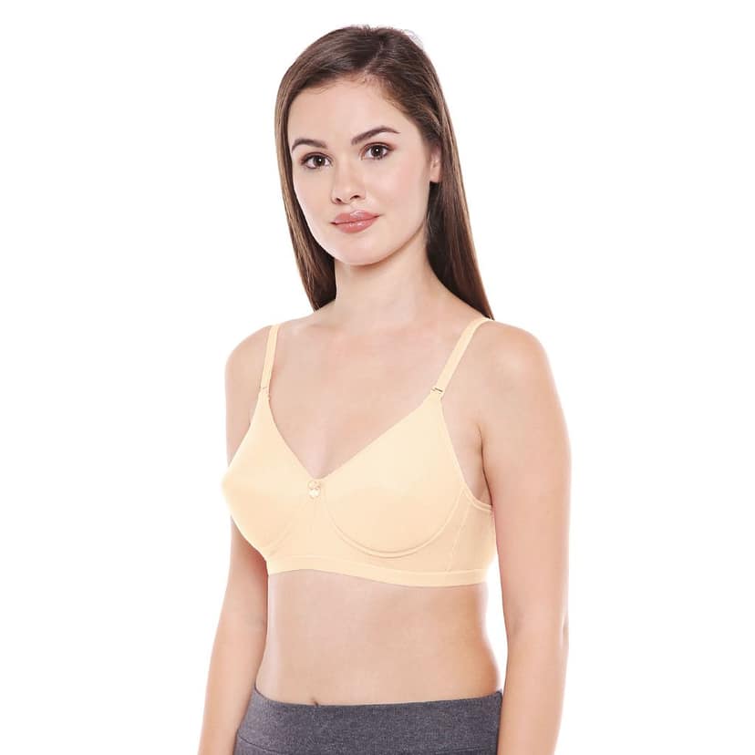 Bodycare Women Cotton Full Coverage Lightly Padded Regular Bra 1574-Skin view 2
