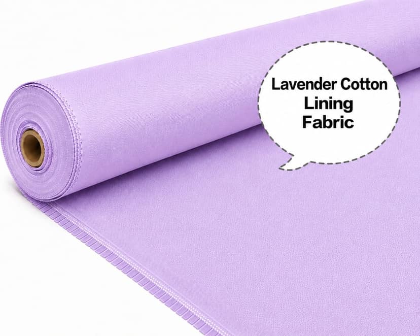 Lavender Cotton Lining Fibre – Chhota Panna, Lavender Cotton Lining Fabric, Lavender Cotton Lining Cloth, Cotton Inner Lining Fabric, Cotton Lining Material