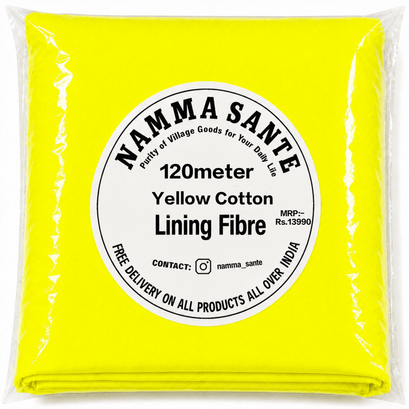 Yellow Cotton Lining Fabric (Bada Panna), Yellow Cotton Lining Fibre (Bada Panna), Yellow Lining Cloth (Bada Panna), Soft Yellow Cotton Lining (Bada Panna), Yellow Garment Lining Fabric (Bada Panna)