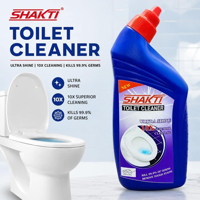 SHAKTI Toilet Cleaner 500 Ml - 5 Pcs Combo view 9