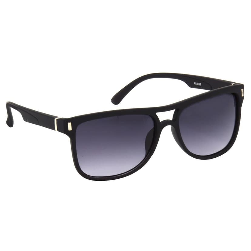 Hrinkar Grey Rectangular Sunglasses Styles Black Frame Glasses for Men & Women - HRS486-BK-GRY