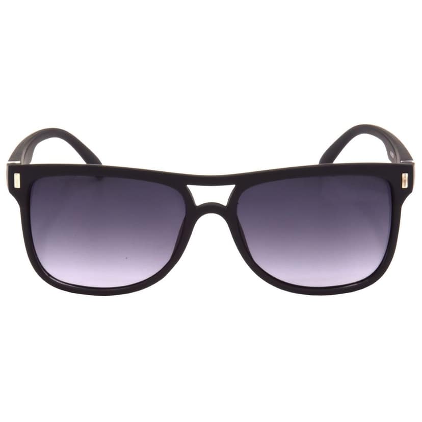Hrinkar Grey Rectangular Sunglasses Styles Black Frame Glasses for Men & Women - HRS486-BK-GRY view 2