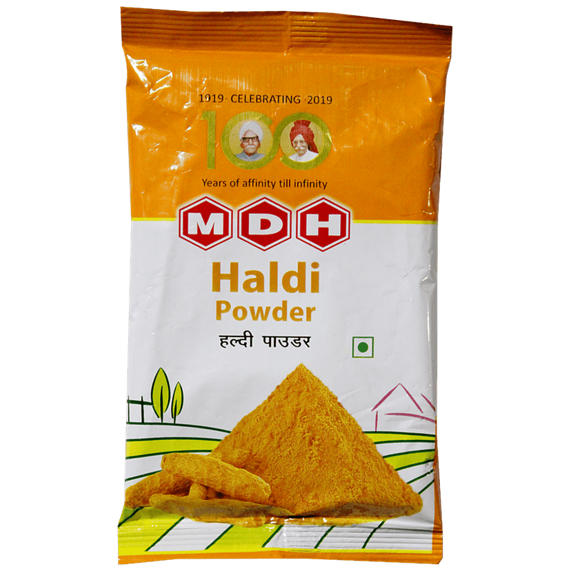 Mdh Powder - Haldi, 100 G Poly Pack view 2