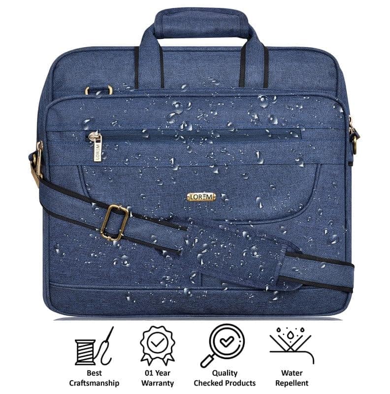 LOREM 28L Faux Leather Messenger Bag For Men-UF view 5