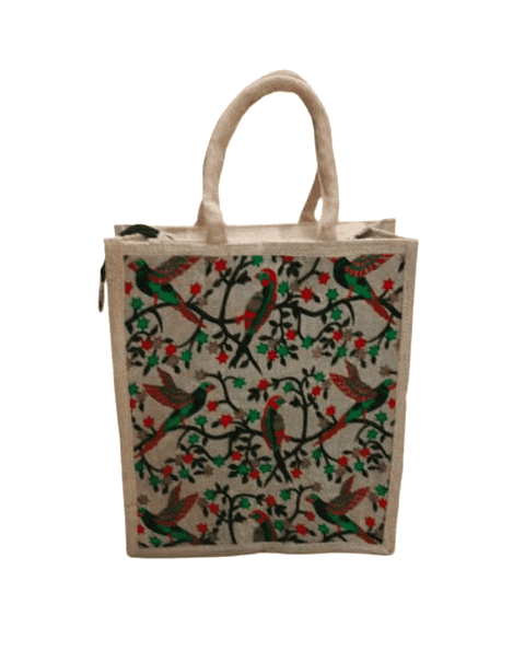 Jute Bag With All Over Print