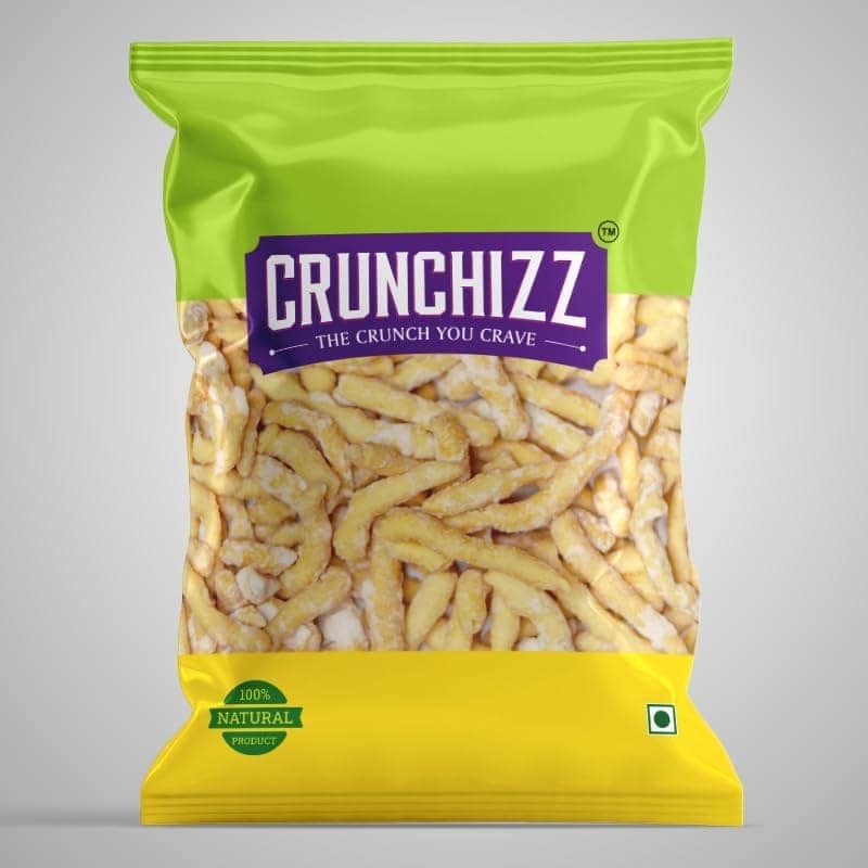 CRUNCHIZZ MADHURASEVA I Sweet Sev, Crunchy, Authentic Kerala Snack I No Artificial Additives I Perfect Tea-Time Bites I Pack of One (200 Grams) view 3