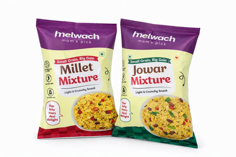 Mixture Combo, Jowar Mixture + Millet Mixture, 90g each