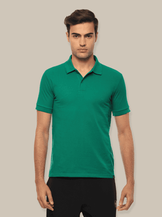 Hummel Men Green B2B Polo