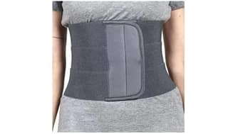 Rubber abdominal belt after delivery for tummy reduction| Lumbo Sacral| Lower Back Pain Relief| Breathable Belt for Men and Women Universal (Waist-Small,Medium,Large,XL)