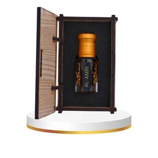 alNaqi fragrances Al Amri Attar 6ml - Original Black Musk & White Oudh Blend, Alcohol Free Oudh Attar Original, Long Lasting Arabic-Musk-Oil, Premium Unisex-Ittar