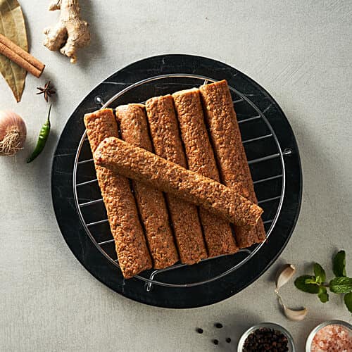 Fresho Mutton Seekh Kabab Regular, 500 g