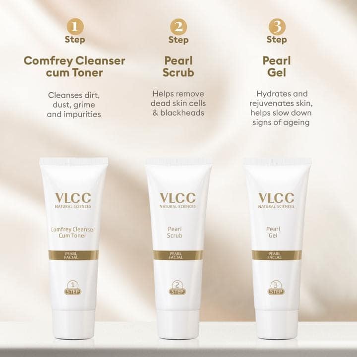 VLCC Pearl Single Facial Kit (60 gm each) Pack of 2 view 5