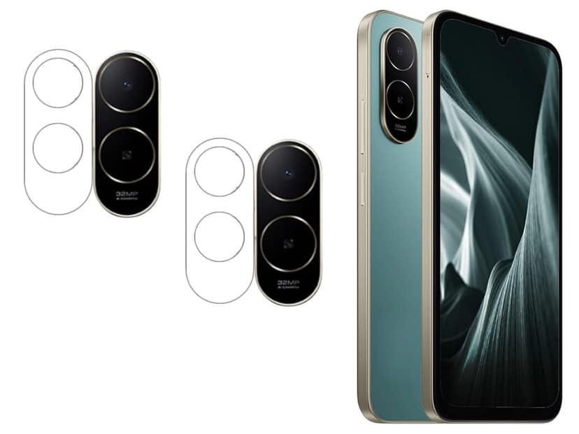 ISAAK Back Camera Lens Protector compatible for POCO C85x 5G (Pack of 2)