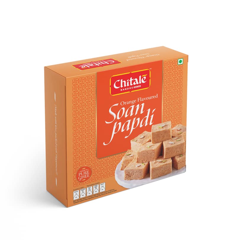 Soan Papdi Orange, 200 gm