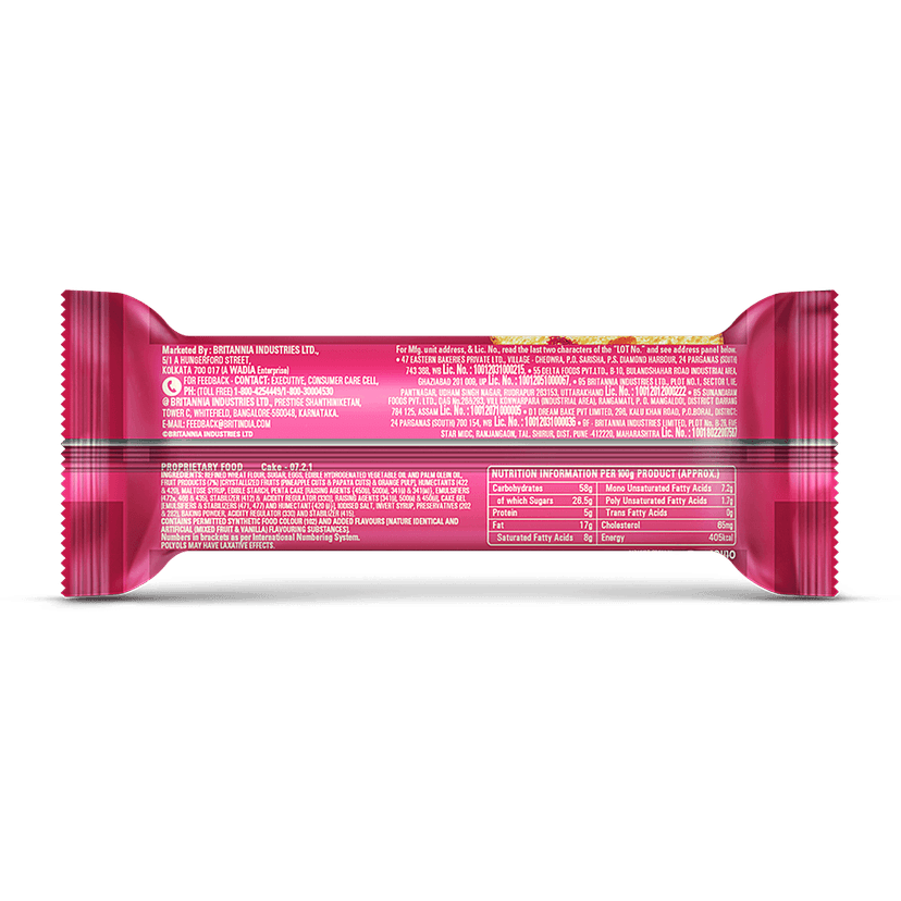 Britannia Gobbles Fruity Fun Cake, 90 G view 2