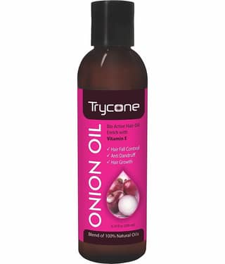 Trycone Onion Hair Oil Enrich with Vitamin E & Natural Actives, 200 ml