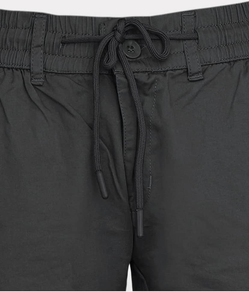 plounge Dark Grey Cotton Blend Men's Shorts ( Pack of 1 ) view 2
