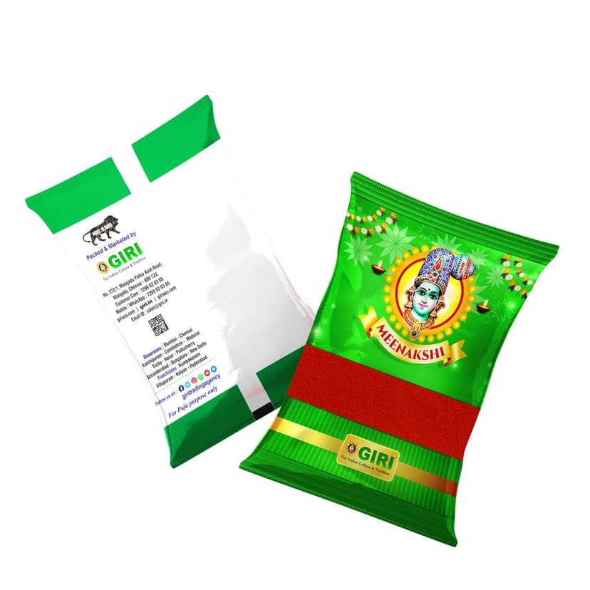 Giri Kumkum | Sindoor | Tilak| Kumkuma | Red Colour | Kungumam for Pooja 1 Kg view 2