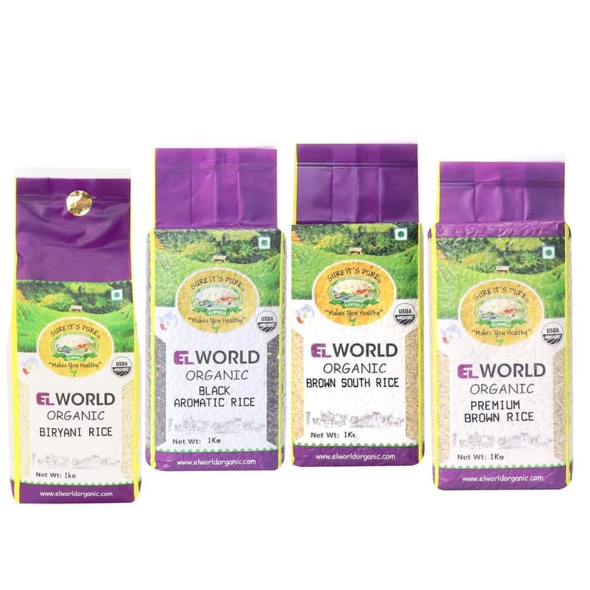 ELWORLD AGRO & ORGANIC FOOD PRODUCTS Masoori Rice (Non-Basmati) 500 Gram (Pack of 5) view 6