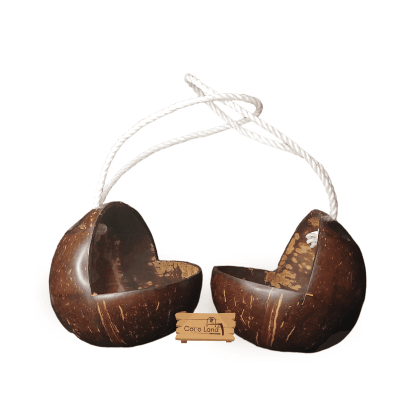CocoLand Coconut Shell Bird Feeder