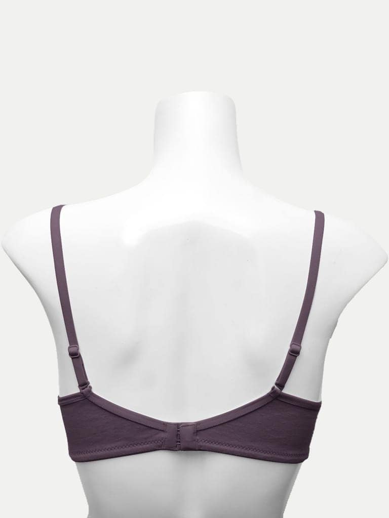 Women Zara Bra Maroon Color view 4