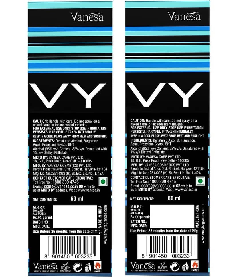 Envy Evoke Perfume Premium & Long Lasting Eau de Parfum For Men 60 ml Each (Pack of 2) view 2