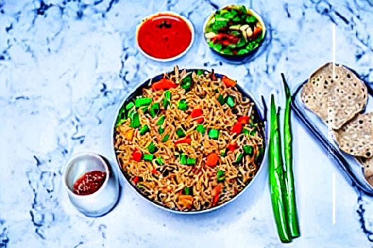Schezwan Mix Veg Fried Rice