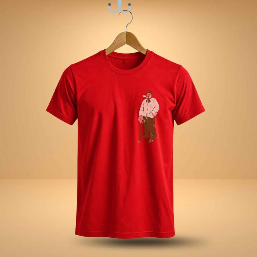 Trishoolin "Retro Gentleman" Anime Theme Graphic T-Shirt | Design 40012MB