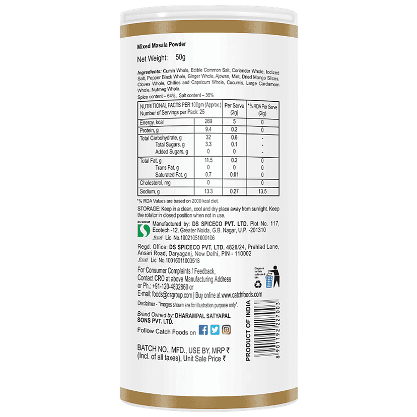 Catch Raita Masala Sprinklers, 50 G Can view 2