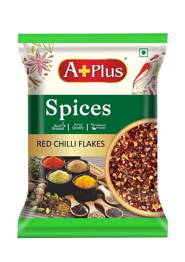 Aplus Red Chilli Flakes (Pizza Cut) 100g(pouch) view 3