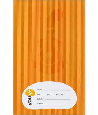 Navneet Youva Soft Bound Brown Cover Long Book 21x29.7 cm Single Line 172 Pages - Pack of 3