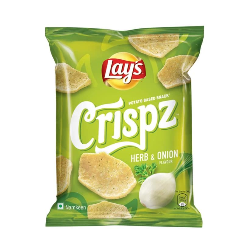 Lays Crispz Herb & Onion Chips 57 Gms