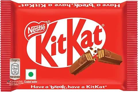 KIT KAT Nestle KitKat 4 Fingers Choco Coated Wafer Bar, 38.5 G